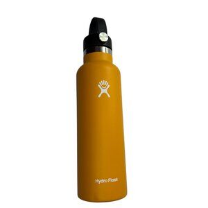 Hydroflask Water Bottle, Starfish Yellow / Golden. 21 Oz Standard Flex Cap